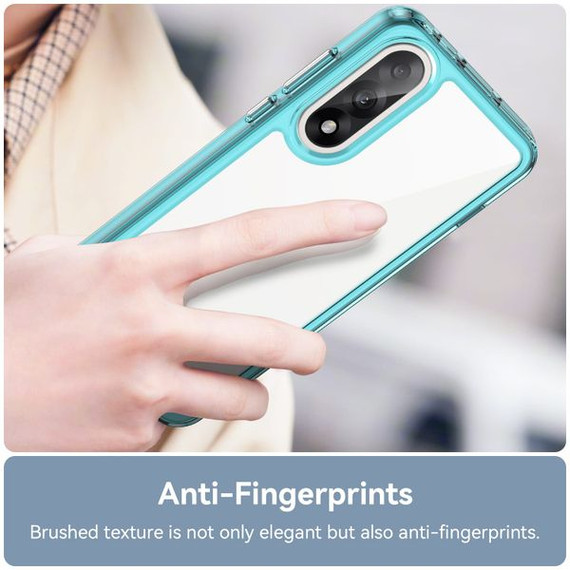 Oneplus Nord 5      Soft Gel Case    [Clear Blue]