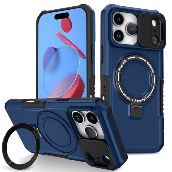 Iphone 17 Pro      Magsafe Sliding Cover Case    [Navy]