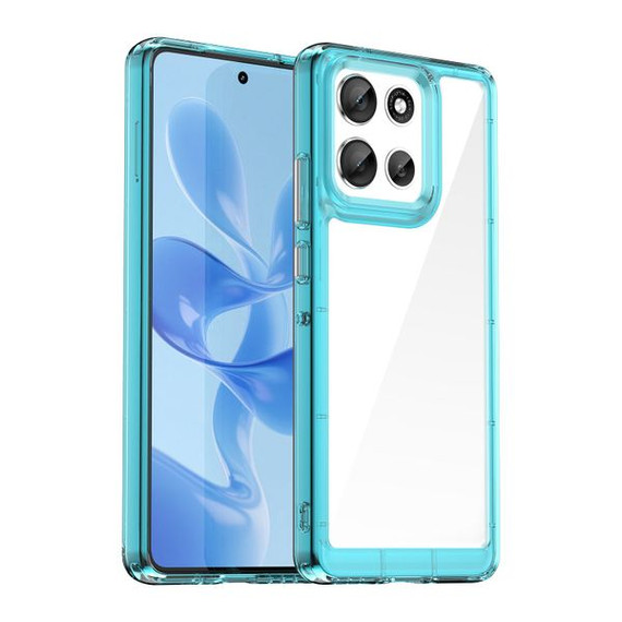 Moto G86      Soft Gel Case    [Clear Blue]