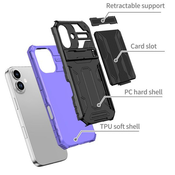 Iphone 17      Heavy Duty Case    [Purple]