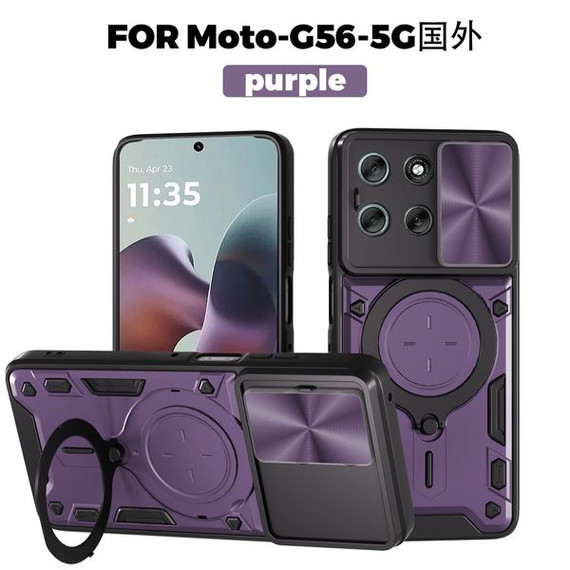 Moto G86      Ring Kickstand Case    [Purple]