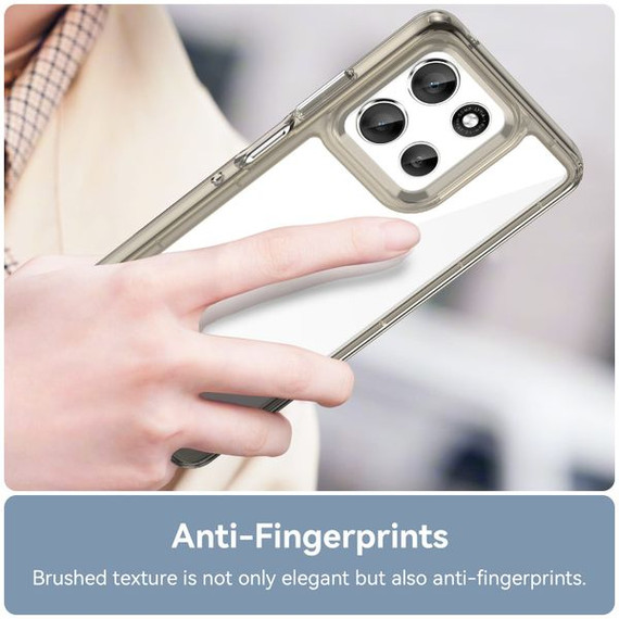 Moto G56      Soft Gel Case    [Clear Grey]