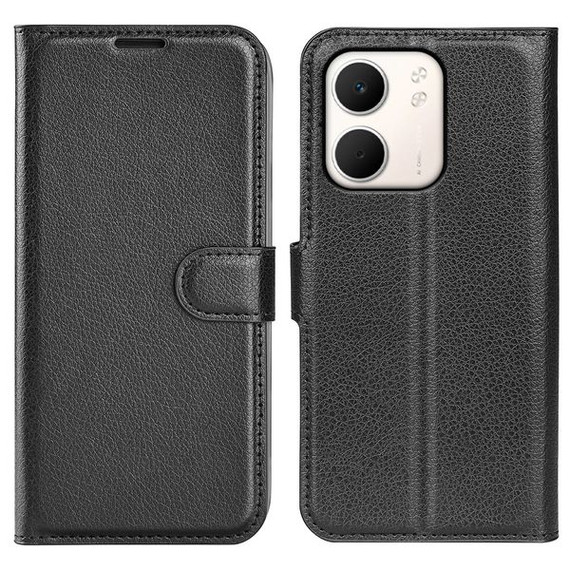Oppo A5X      Pu Wallet Case    [Black]