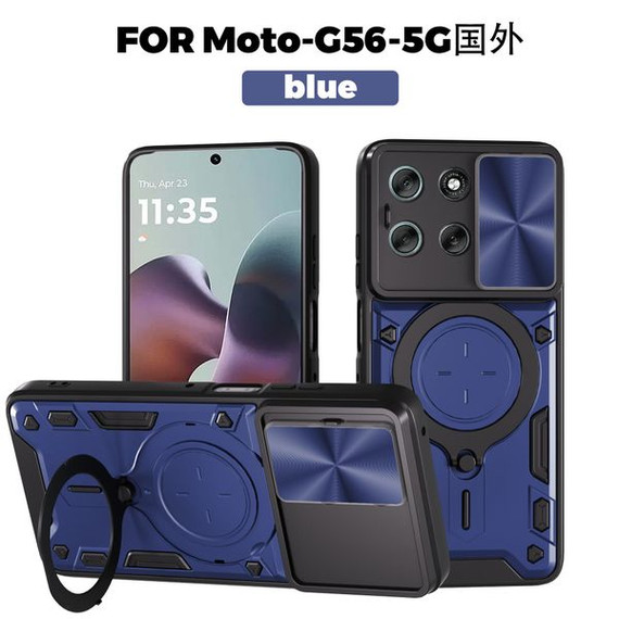 Moto G86      Ring Kickstand Case    [Navy]