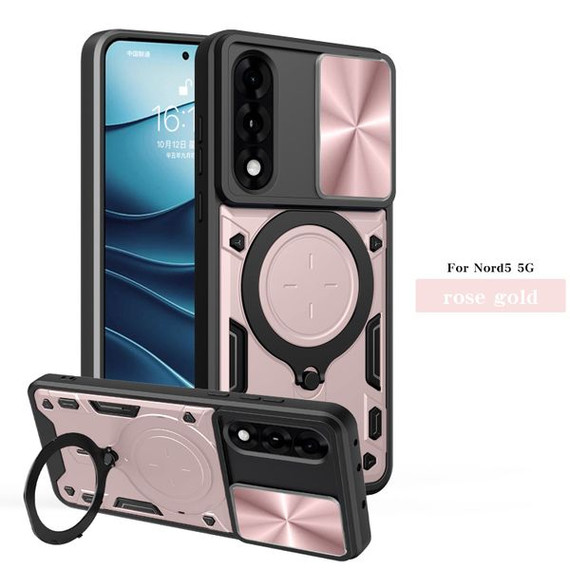 Oneplus Nord 5      Ring Kickstand Case    [Rose Gold]