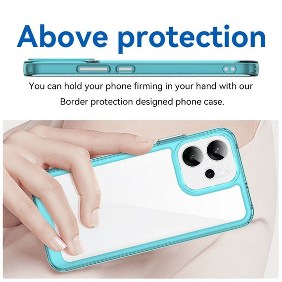 Oppo Reno 14 F 5G      Soft Gel Case    [Clear Blue]