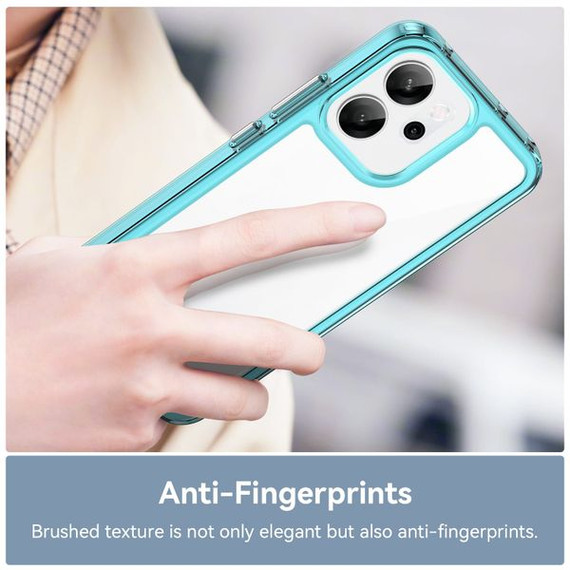 Oppo Reno 14 F 5G      Soft Gel Case    [Clear Blue]