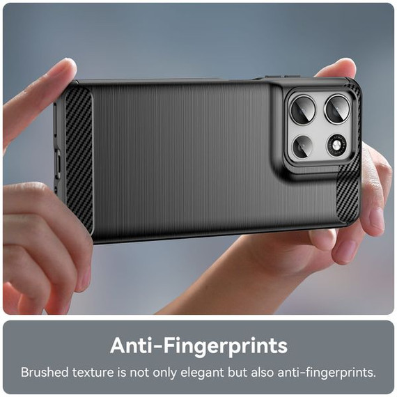 Moto G56      Carbon Fibre Case    [Black]