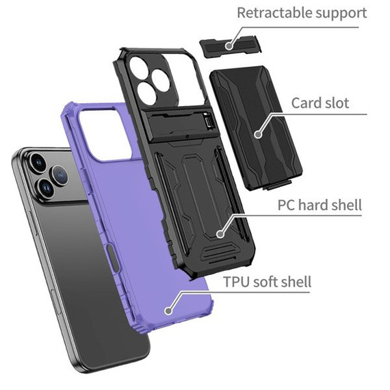 Iphone 17 Pro Max      Heavy Duty Case    [Purple]