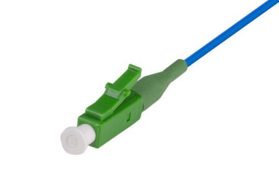 DYNAMIX 2M LC APC Pigtail G657A1 12 Pk Colour Coded, 900um Single-mode Fibre Tight Buffer LSZH Jacket