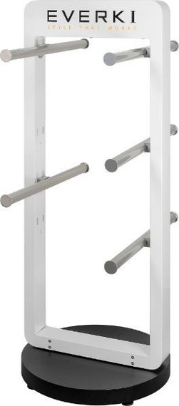 EVERKI Notebook Display Stand. Hold up to 20 Bags w/ 5 Adjustable hangers (EKA722-723)