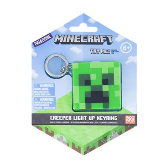 Paladone Minecraft Creeper Light Keyring