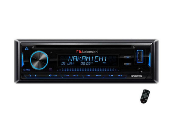 Nakamichi Car Stereo Head Unit 1 Din Cd, Tuner, Bluetooth NQ821-B