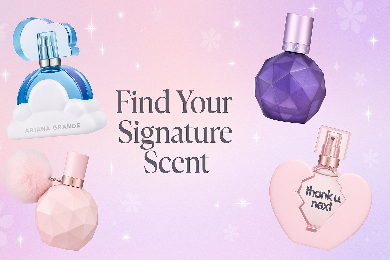 Ariana Grande perfume collection