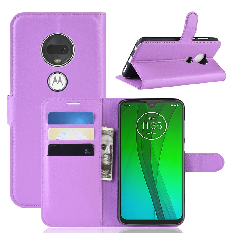 Motorola Moto G7/G7 Plus PU Wallet Case Purple