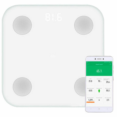 XIAOMI MI Body Composition Scale 2 - White, AYOUB COMPUTERS
