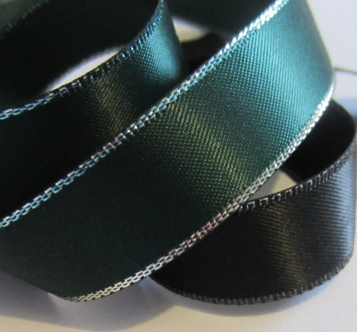 15mm Satin Silver Edged