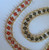 Diamond Centered Chain 20mm red and navy