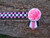 Purple, Pink, White & Silver Weave Browband 