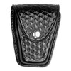 Basketweave Leather Double Closed Cuff Case Basketweave Leather Double Closed Cuff Case