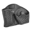 Basketweave Leather Vertical Open Magazine/Cuff Combo Holder Basketweave Leather Vertical Open Magazine/Cuff Combo Holder