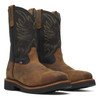 Thorogood 804-4330 Western Work 11" Waterproof Steel Toe Square Toe Wellington - Crazy Horse/Black
