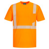 Portwest Hi-Vis Segmented Tape Pocket T-Shirt Short Sleeve Class 2 S194 Portwest Hi-Vis Segmented Tape Pocket T-Shirt Short Sleeve Class 2 S194