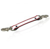 Boston Leather Firefighter's Red Reflective Anti-Sway Strap Boston Leather Firefighter's Red Reflective Anti-Sway Strap
