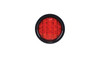 SoundOff Signal 4 Inch  Round 12 LED Light - Stop, Tail, and Turn-Red