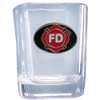 Firefighter Maltese Cross Square Shot Glass