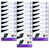 Lightning X EMS Black Nitrile Gloves - Large (50 pairs)
