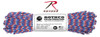 550 Paracord / Parachute Cord - 100ft - RED WHITE BLUE 550 Paracord / Parachute Cord - 100ft - RED WHITE BLUE