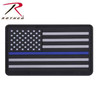 PVC Thin Blue Line Flag Patch PVC Thin Blue Line Flag Patch