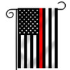 Thin Red Line American Garden Flag - 12.5 x 18 Inches Thin Red Line American Garden Flag - 12.5 x 18 Inches