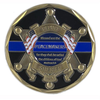Thin Blue Line Deputy Sheriff St. Michael's Coin Thin Blue Line Deputy Sheriff St. Michael's Coin
