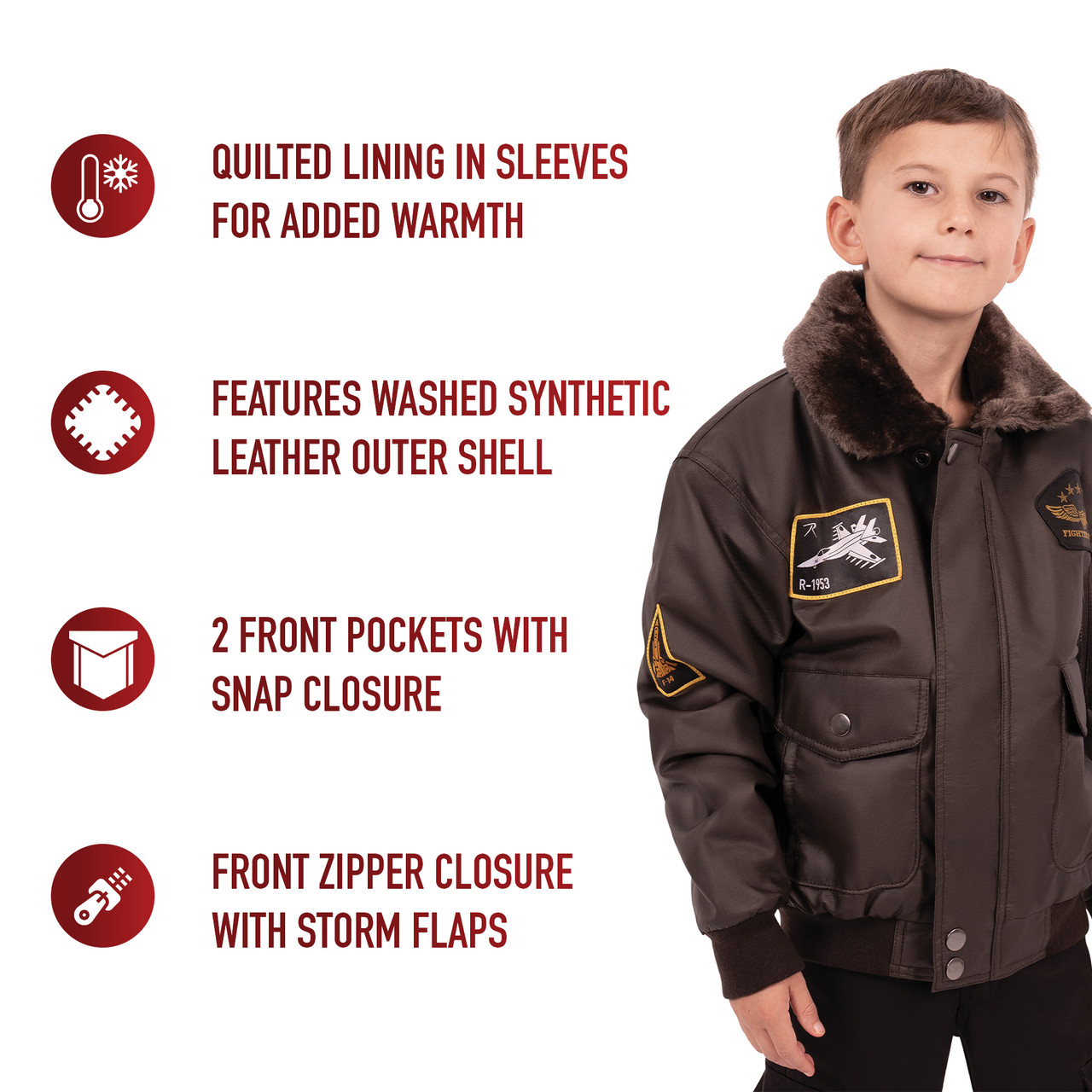 Rothco Kids WWII Aviator Flight Jacket