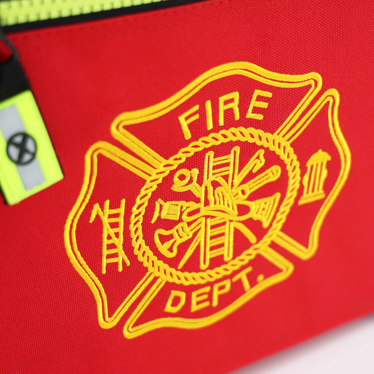 Red Fire Gear Bag - LXFB40-R Firefighter Turn Out Gear Bag
