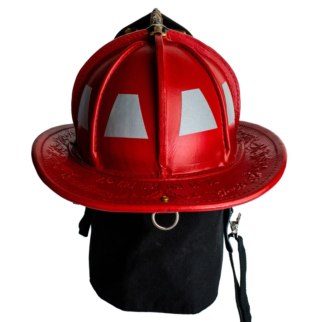 Fire Helmet Leather Amazon.com: Leather Fire Helmet Shield Fire