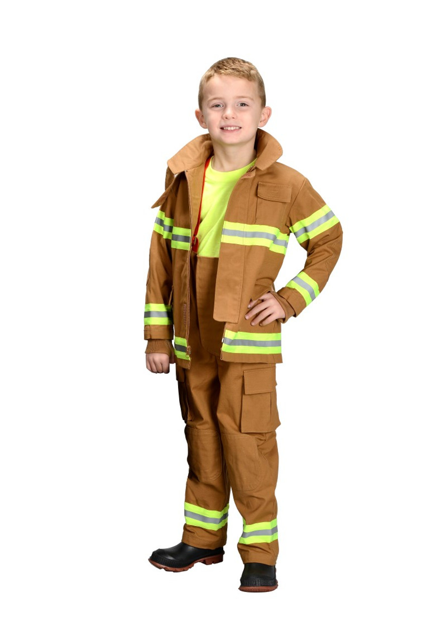 Real Firefighter Costume For Kids - Firefighter Halloween Suits for Kids