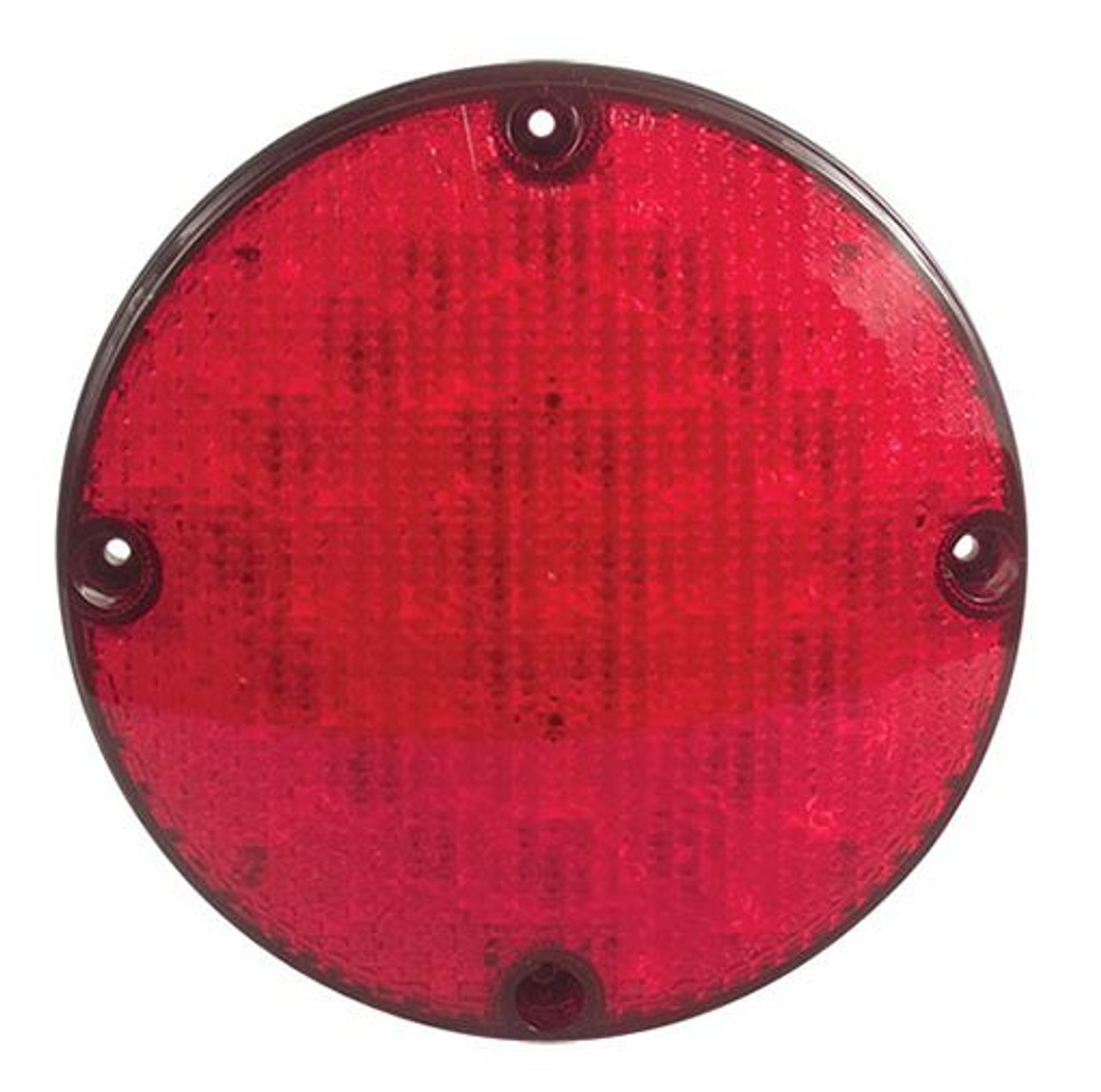 Premium 7 inch Round Stop, Tail, Turn - Red Lens/Red LEDs