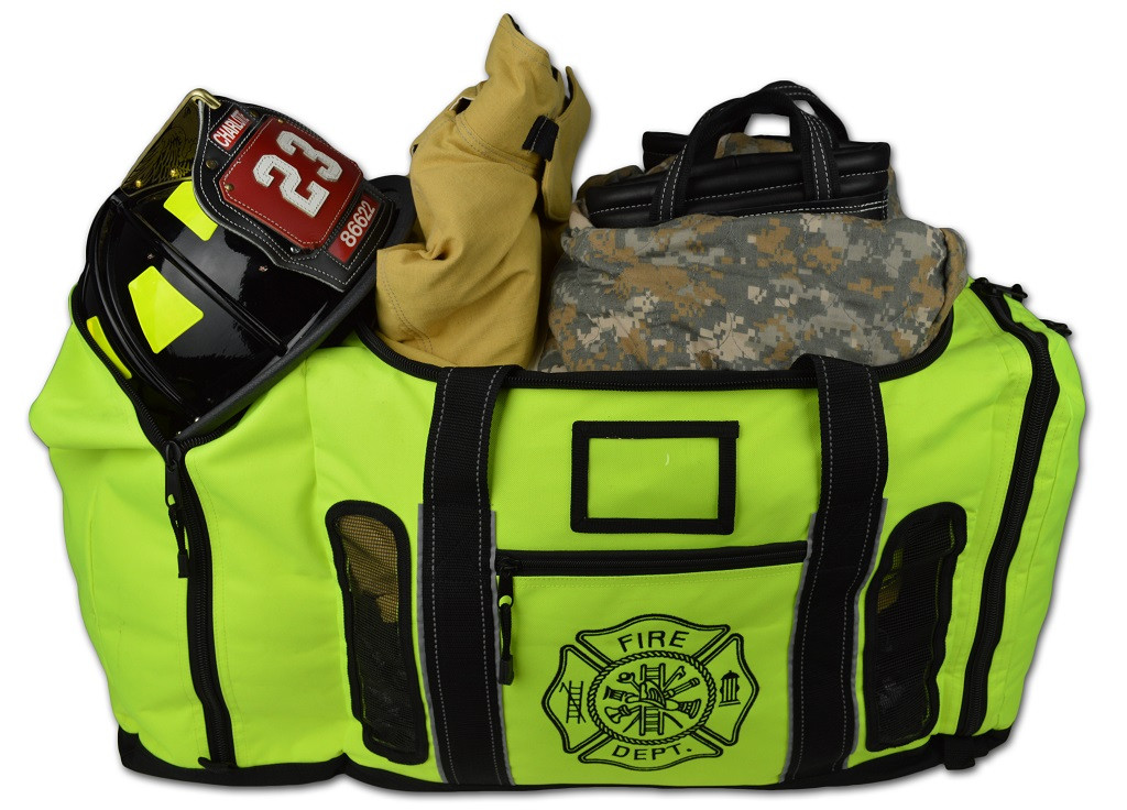 ロードランナー　アウトバック　セット Lightning X Quad-Vent Turnout Gear Bag - FLUORESCENT YELLOW
