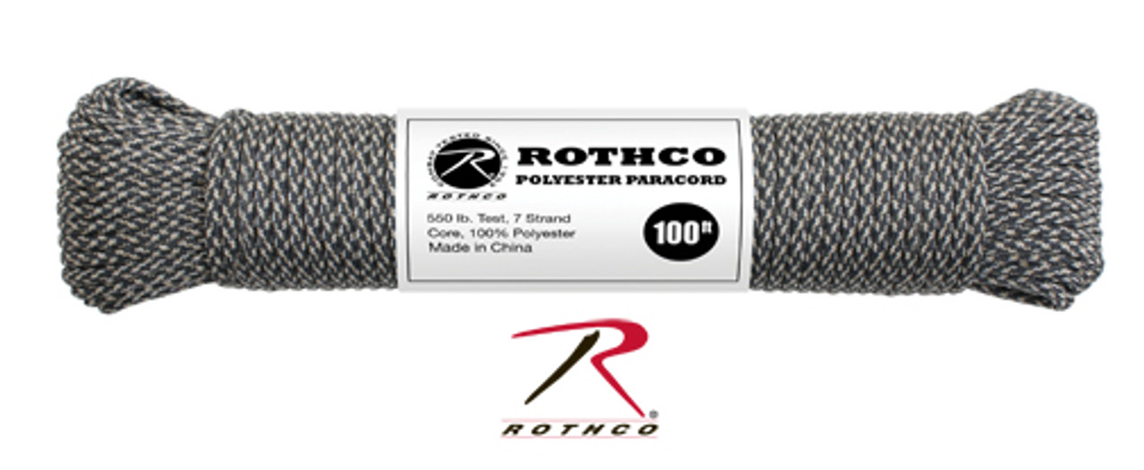 Rothco Camo Polyester Paracord - ACU Digital Camo - 100