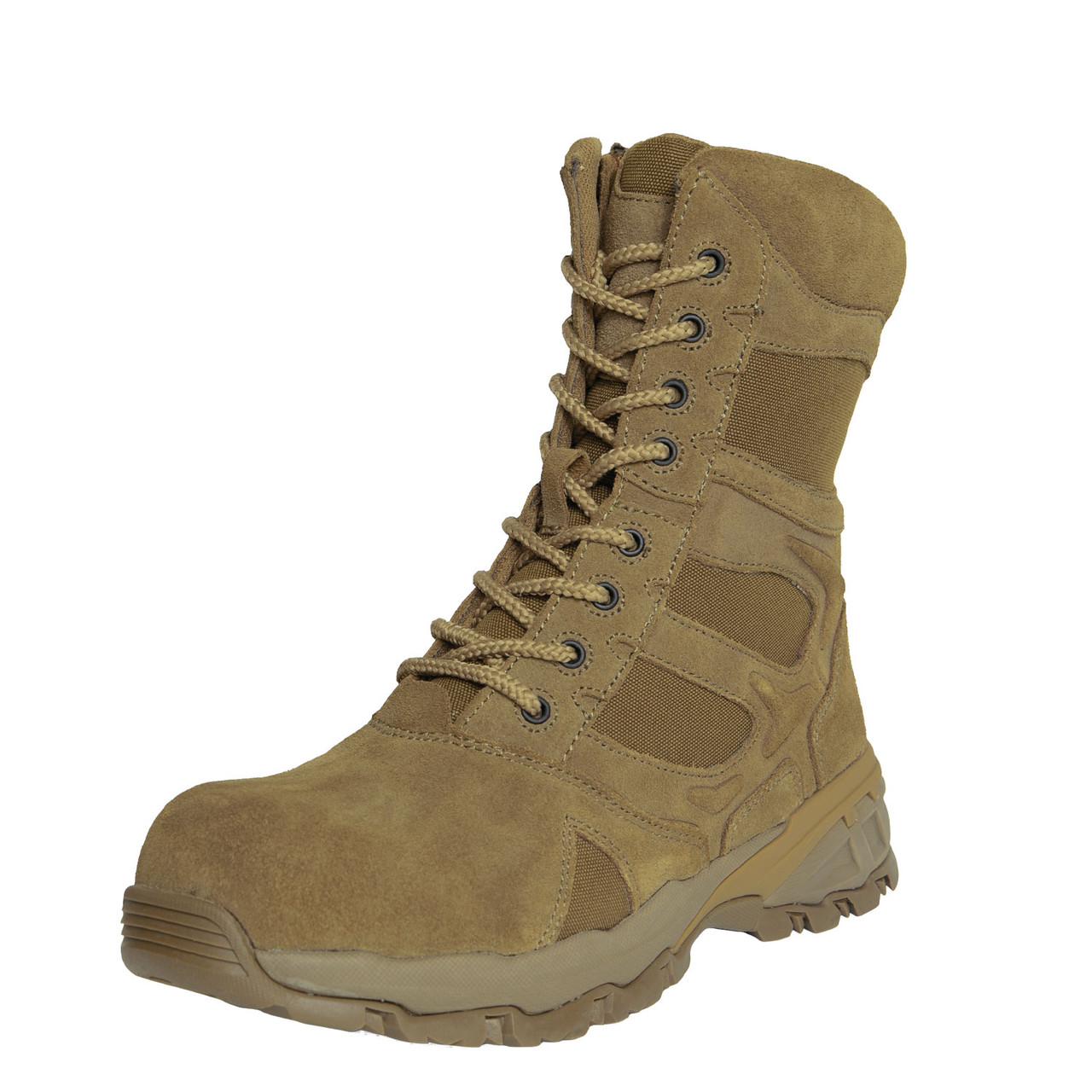 Rothco Desert Tan Ripple Sole Jungle Boot 4r Women Rothco 5057 Desert Tan  Speedlace Military Style Combat Boot With Panama Steel Toe