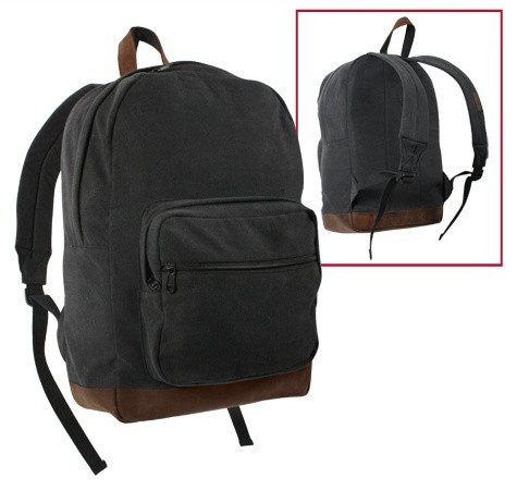 Rothco Vintage Canvas Teardrop Backpack With Leather Accents