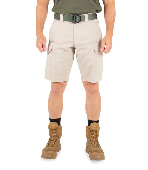 First Tactical V2 Tactical Shorts -  Khaki (front)