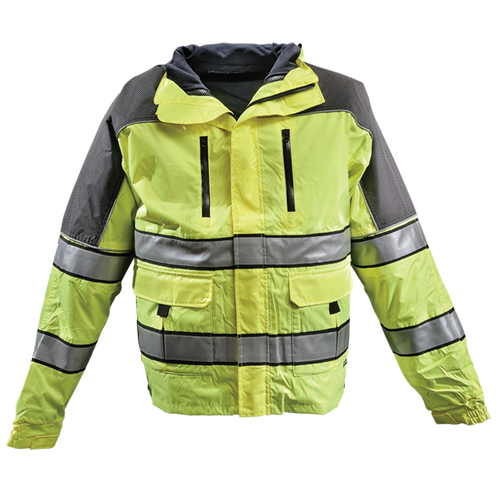 Gerber Outerwear Eclipse SX Lime Jacket with Warrior Softshell