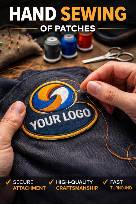 SEW-EMB Sewing Customer Supplied Emblem