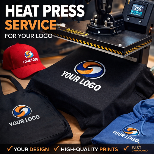 HEAT-EMB Heat Transfer Customer Supplied Emblem