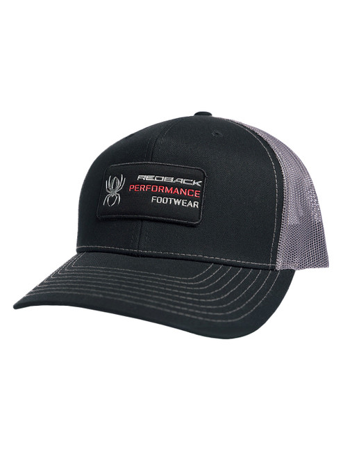 Redback Octane Mesh Trucker Snapback Hat – Black