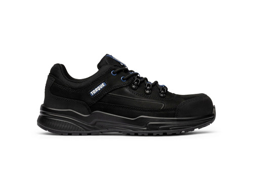 Redback Blue Tongue Torque Leather Work Shoe – Black, Soft Toe
